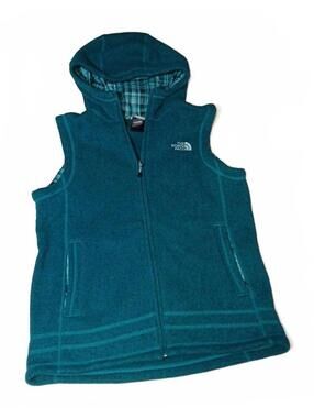 The North Face Women's Sleeveless Hooded Vest Teal